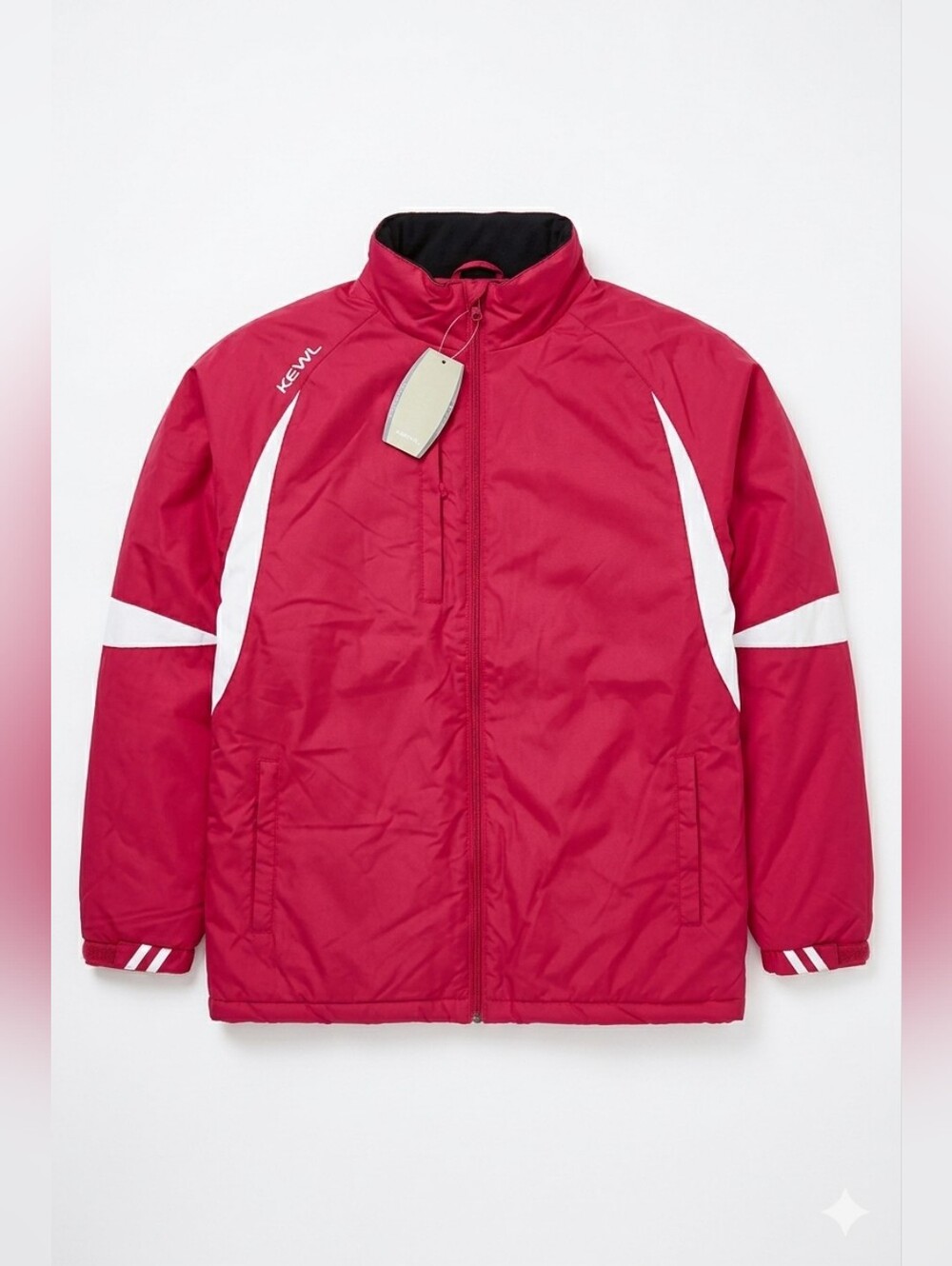 Kewl Nose Bleed Red and White Insulated Team Travel Winter Jacket, NWT, Medium